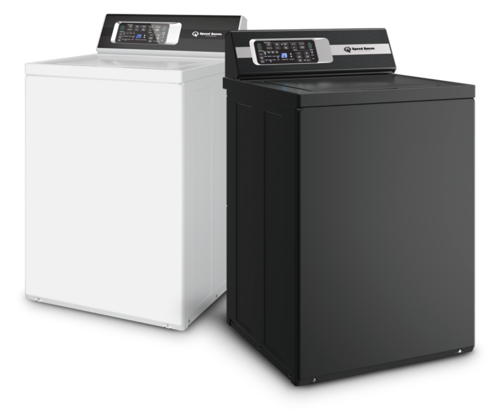 two Speed Queen washers